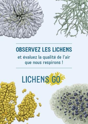 Affiche dépliant Lichens GO